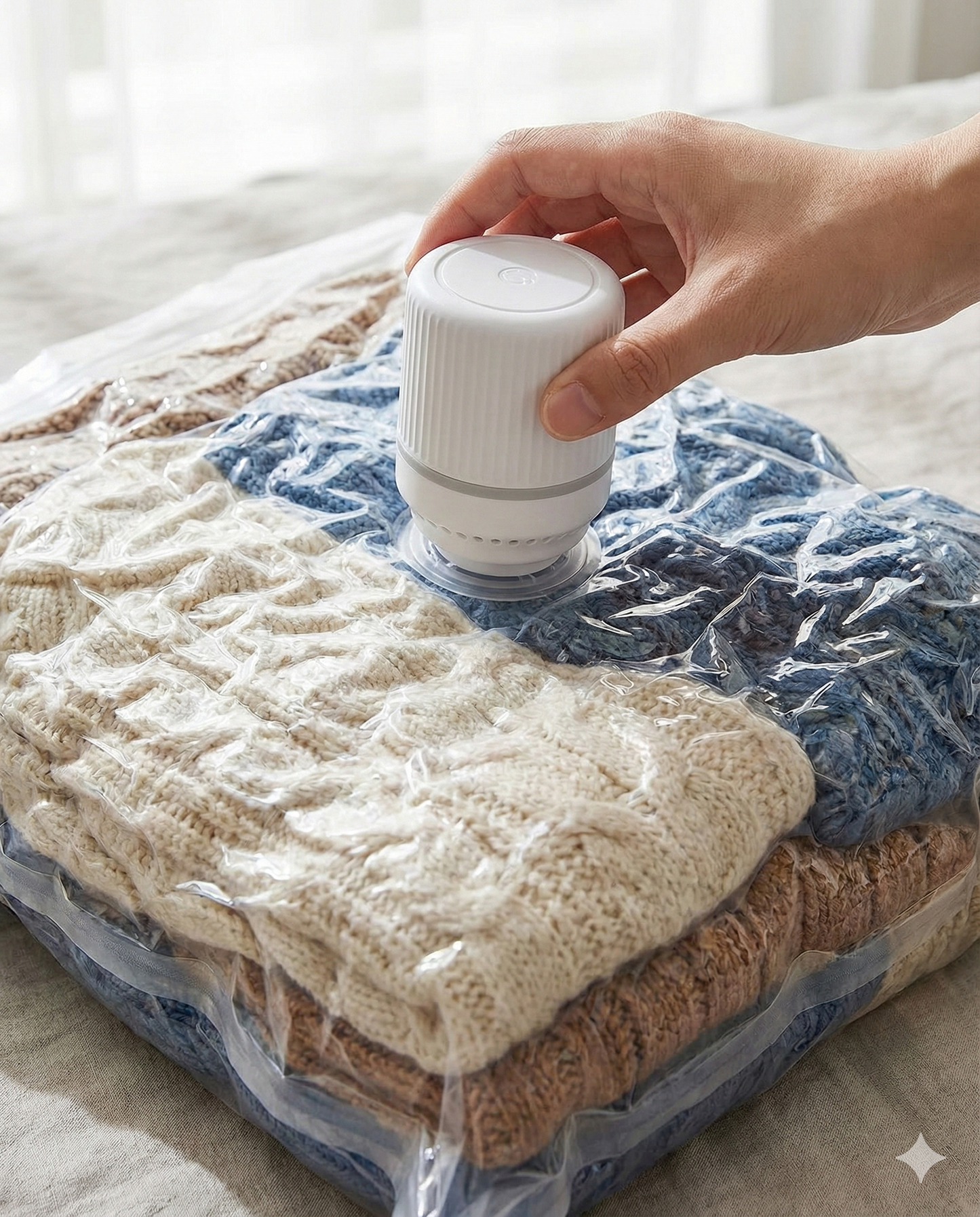 Elektryczna pompka do worków próżniowych